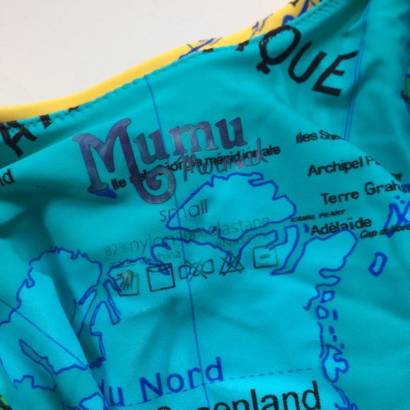 Show Me Your MuMu Whole Mu World Map Swimsuit - Picture 4 of 5